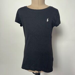 POLO Ralph Lauren Black Cotton Girls T-Shirt